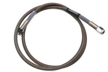 Edelbrock R58192S Stainless Steel Brake Hose – 45 Inch with Braided Teflon Core and Chrome Swivel Ends by Edelbrock