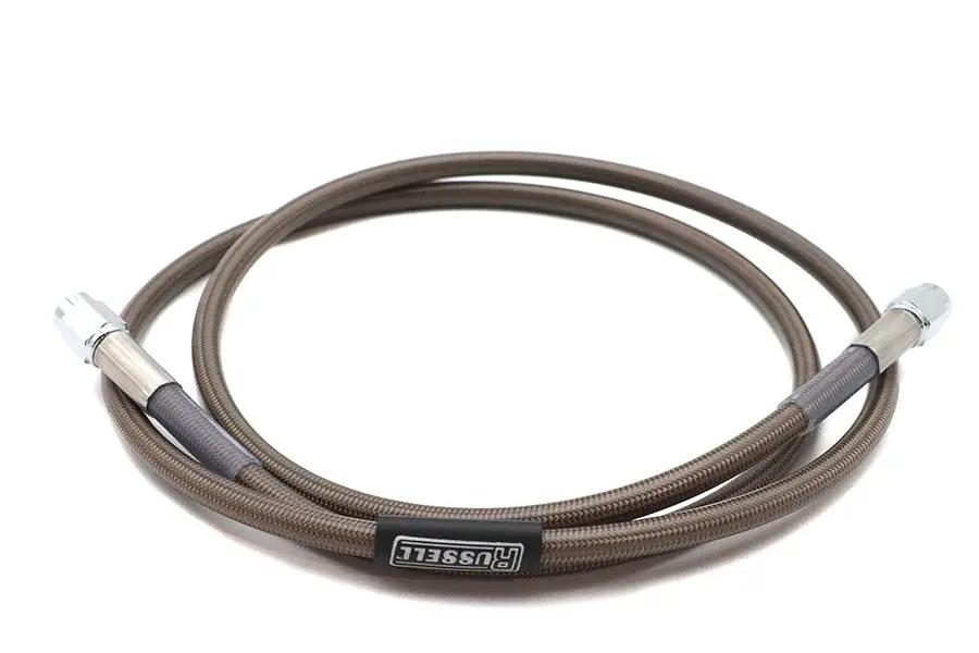 Edelbrock R58202S Stainless Steel Brake Hose - 50 Inch with High Performance Teflon Inner and Chrome Swivel Ends by Edelbrock
