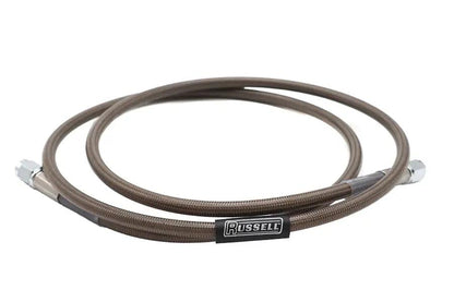 Edelbrock R58202S Stainless Steel Brake Hose - 50 Inch with High Performance Teflon Inner and Chrome Swivel Ends by Edelbrock