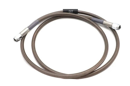 Edelbrock R58202S Stainless Steel Brake Hose - 50 Inch with High Performance Teflon Inner and Chrome Swivel Ends by Edelbrock