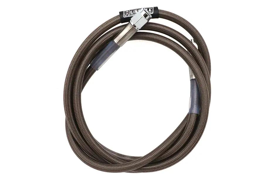 Edelbrock R58272S 56-Inch Stainless Steel Brake Hose with Braided Teflon Inner and Chrome Female Swivel Ends by Edelbrock