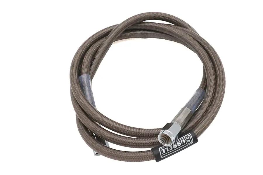 Edelbrock R58272S 56-Inch Stainless Steel Brake Hose with Braided Teflon Inner and Chrome Female Swivel Ends by Edelbrock
