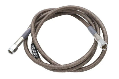 Edelbrock R58282S 58-inch Stainless Steel Brake Hose with Teflon Inner and Chrome Swivel Ends by Edelbrock