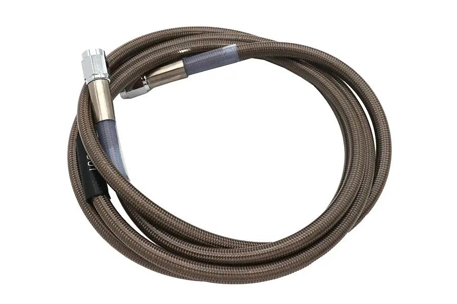 Edelbrock R58302S Stainless Steel Brake Hose - 62 Inch with Braided Teflon Inner for Motorcycle and Automotive Brake Systems by Edelbrock