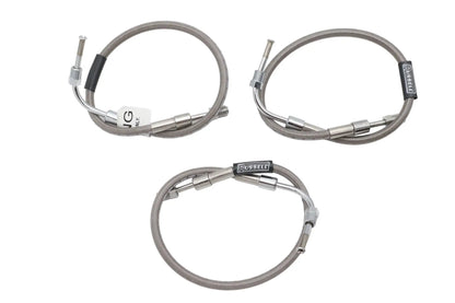 Edelbrock R08703S Stainless Steel Front Brake Hose Kit for Harley Davidson 1977-1979 by Edelbrock