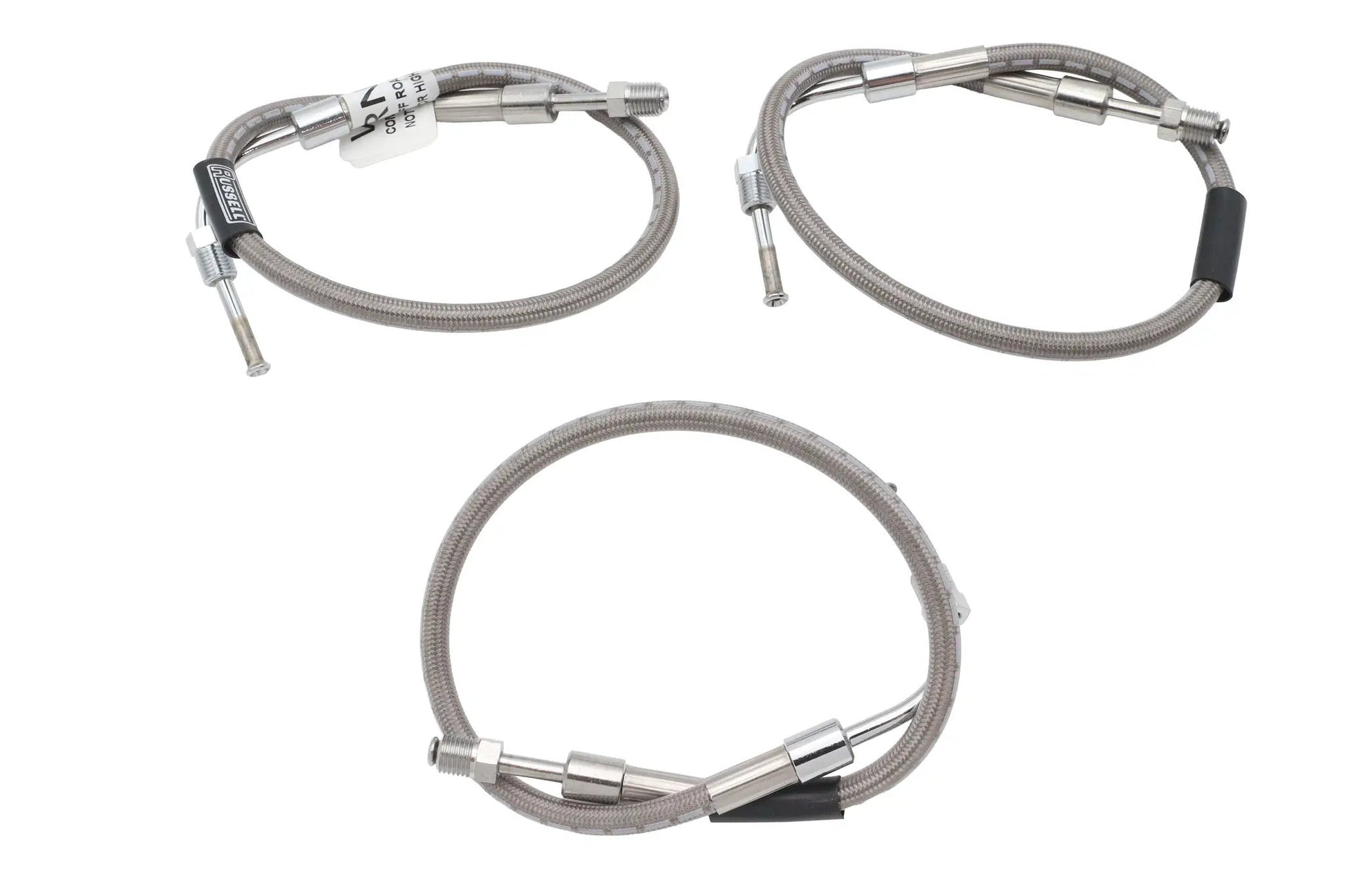 Edelbrock R08703S Stainless Steel Front Brake Hose Kit for Harley Davidson 1977-1979 by Edelbrock