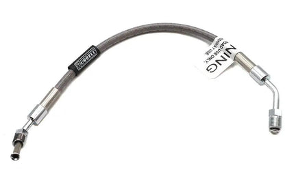 Edelbrock R08801S Stainless Steel Rear Brake Hose – 13-3/8 Inch for Harley Davidson XLS and XL Models by Edelbrock