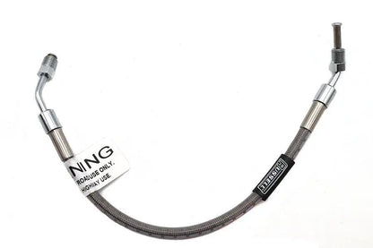 Edelbrock R08801S Stainless Steel Rear Brake Hose – 13-3/8 Inch for Harley Davidson XLS and XL Models by Edelbrock