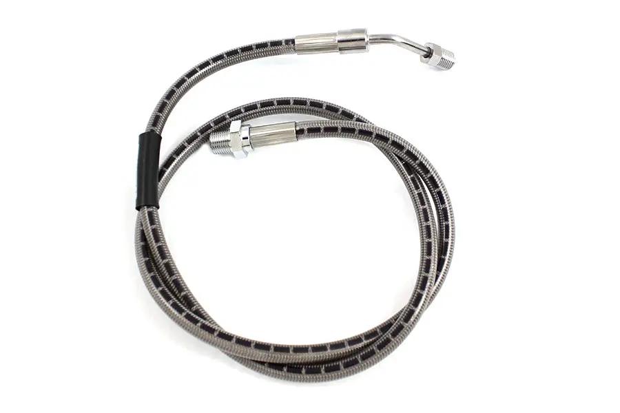 Edelbrock R08802S Stainless Steel Rear Brake Hose for Harley Davidson FL Series by Edelbrock