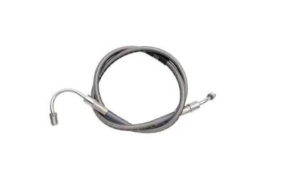 Edelbrock R08809S Stainless Steel Brake Hose – 34-1/4 Inch Length for Harley Davidson FLH Models by Edelbrock