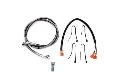 Russell Stainless Steel Rear Brake Hose 34 inch for Harley Davidson FXST by Russell