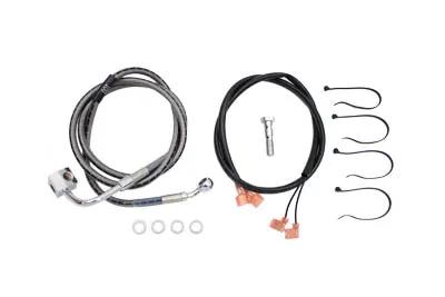 Russell Stainless Steel Rear Brake Hose for Harley Davidson FLST (49-9/16 inch) by Russell