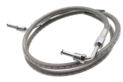 Russell Stainless Steel 43-1/4 Inch Front Brake Hose for Harley Davidson XL Models by Russell