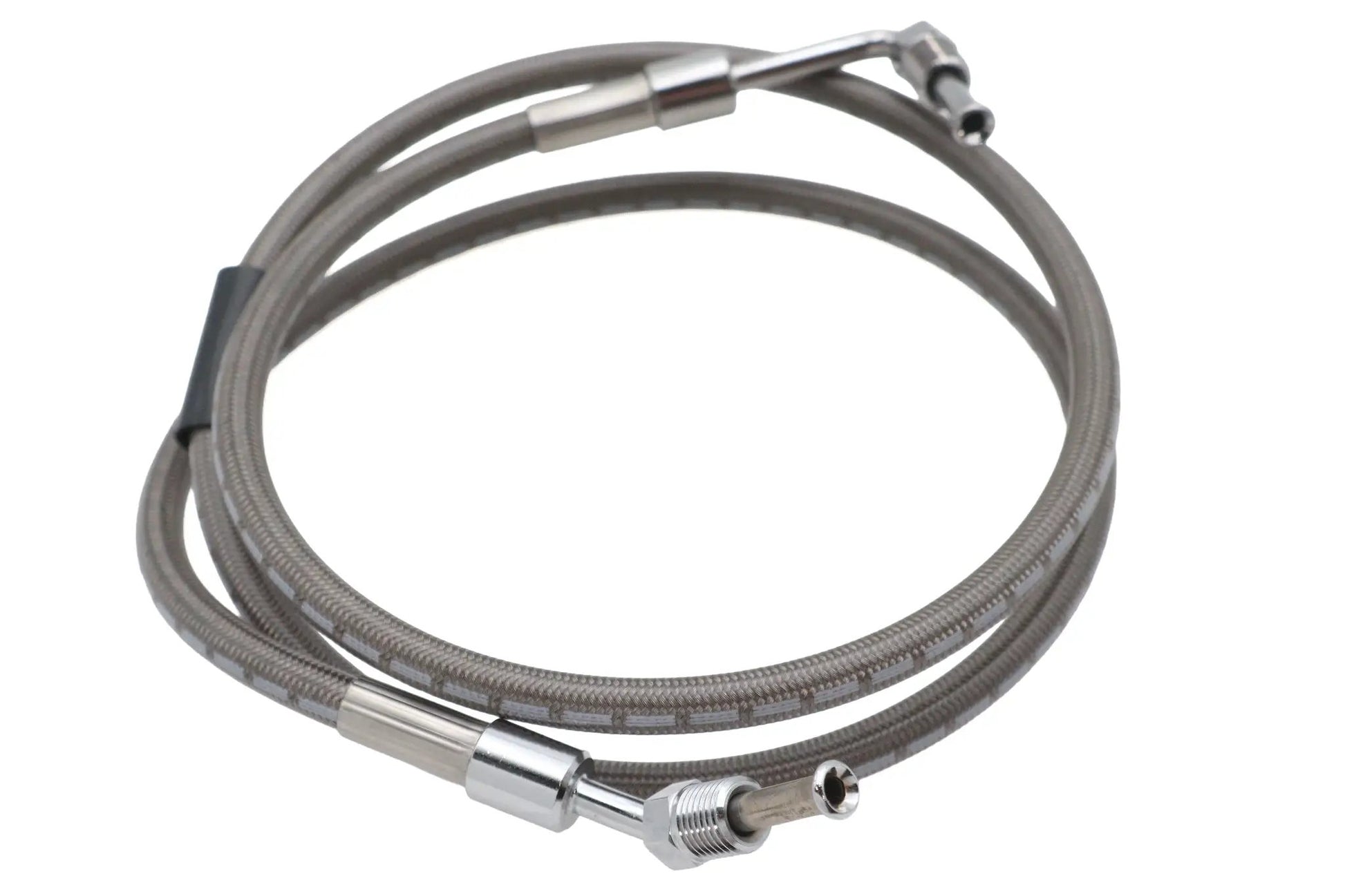 Russell Stainless Steel 43-1/4 Inch Front Brake Hose for Harley Davidson XL Models by Russell