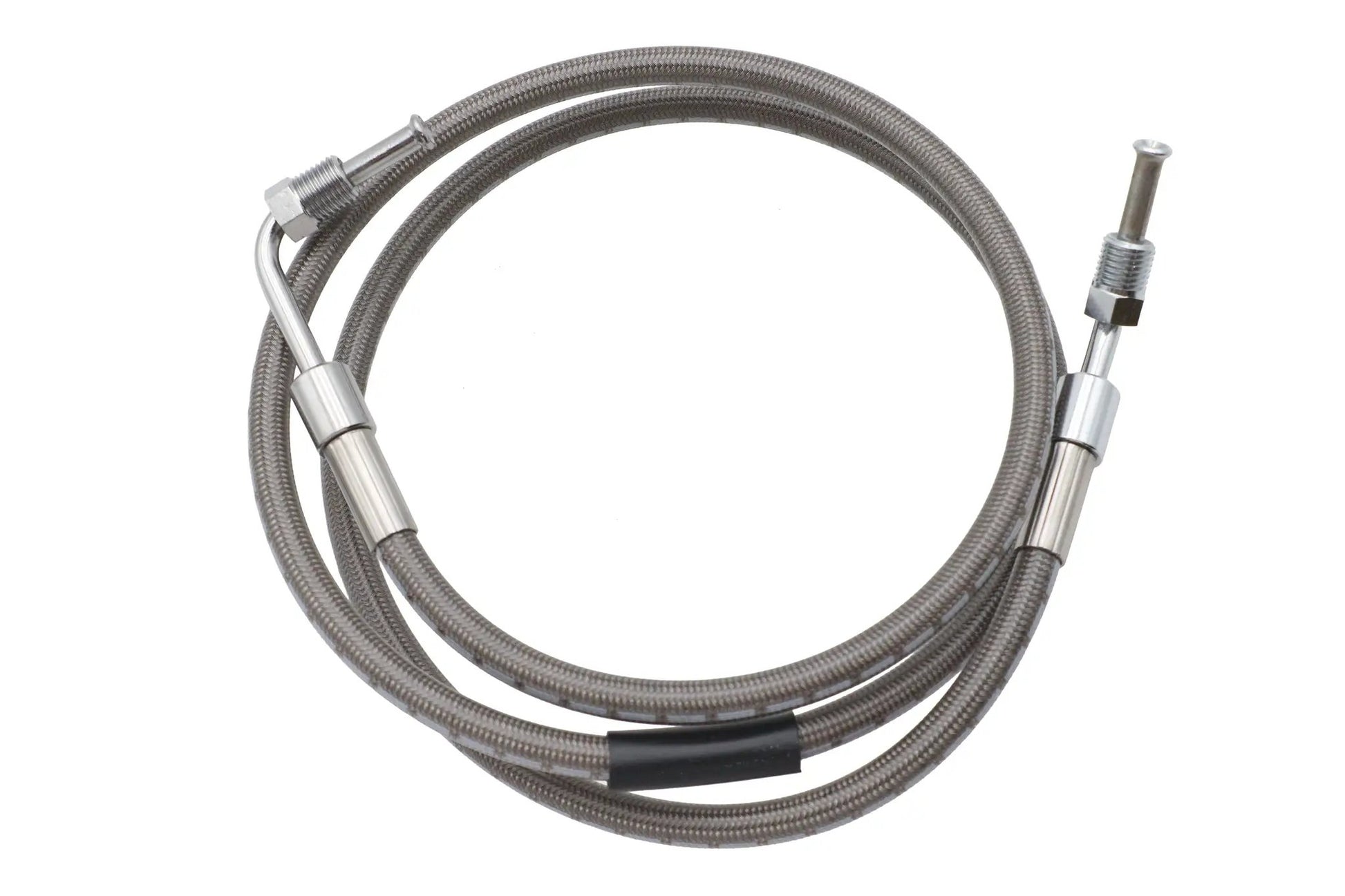 Russell Stainless Steel 43-1/4 Inch Front Brake Hose for Harley Davidson XL Models by Russell
