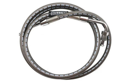 Russell Stainless Steel 51 inch Front Brake Hose for Harley Davidson FX and XL Models by Russell