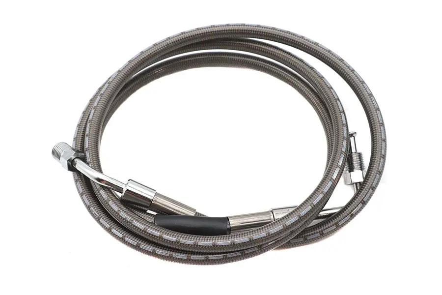 Russell Stainless Steel 51 inch Front Brake Hose for Harley Davidson FX and XL Models by Russell