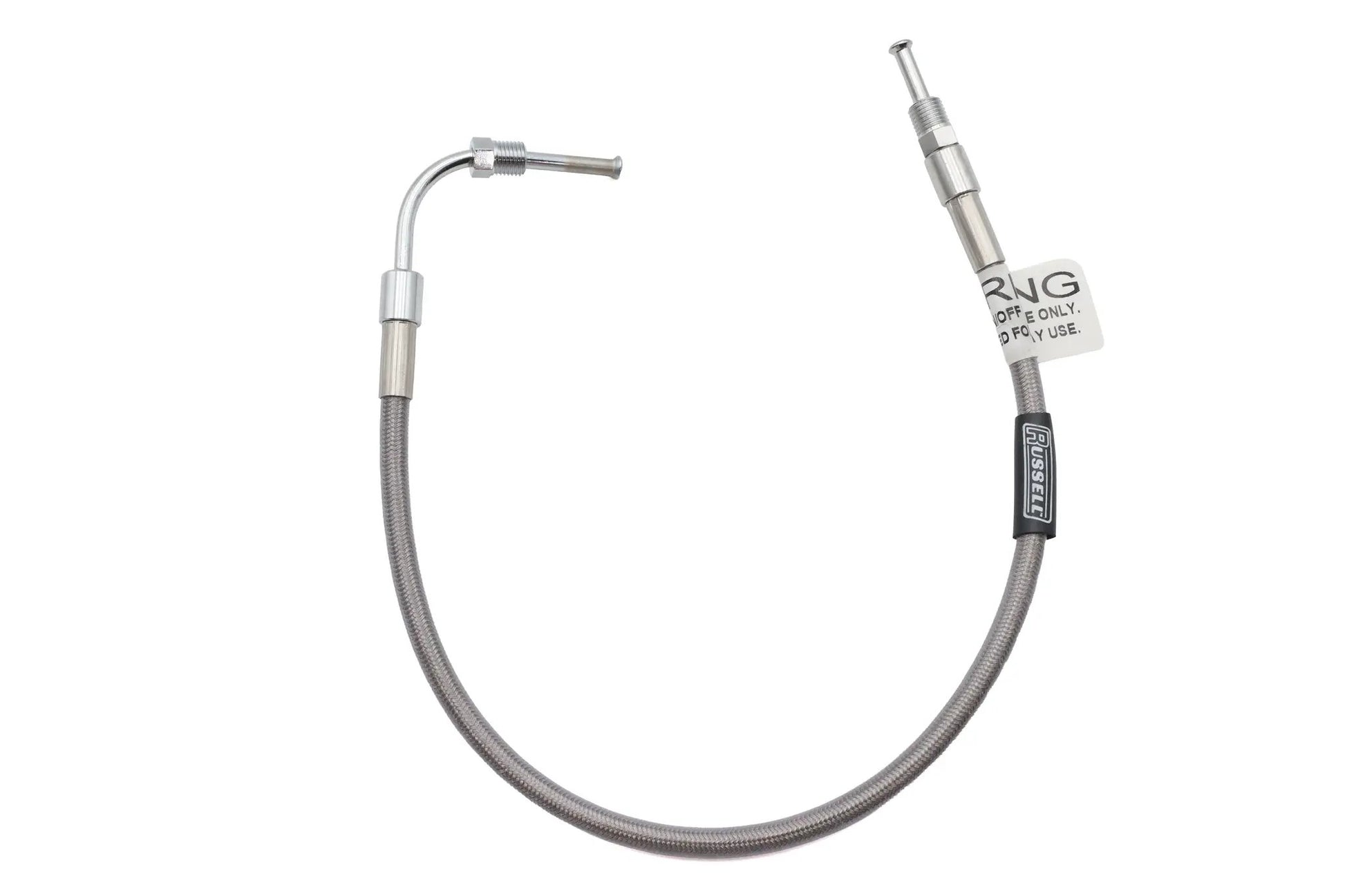 Edelbrock R08906S Stainless Steel 14 inch Front Brake Hose for Harley Davidson XL and FX Models by Edelbrock