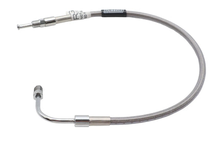Edelbrock Stainless Steel 19 inch Front Brake Hose for Harley Davidson FX and FXE Models by Edelbrock