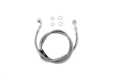 Edelbrock R08983S Stainless Steel Front Brake Hose – 43 Inch for Harley Davidson FXD and XLH Models by Edelbrock