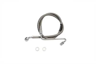 Edelbrock R08986S Stainless Steel Upper Brake Hose - 29 inch for Harley Davidson FLT by Edelbrock