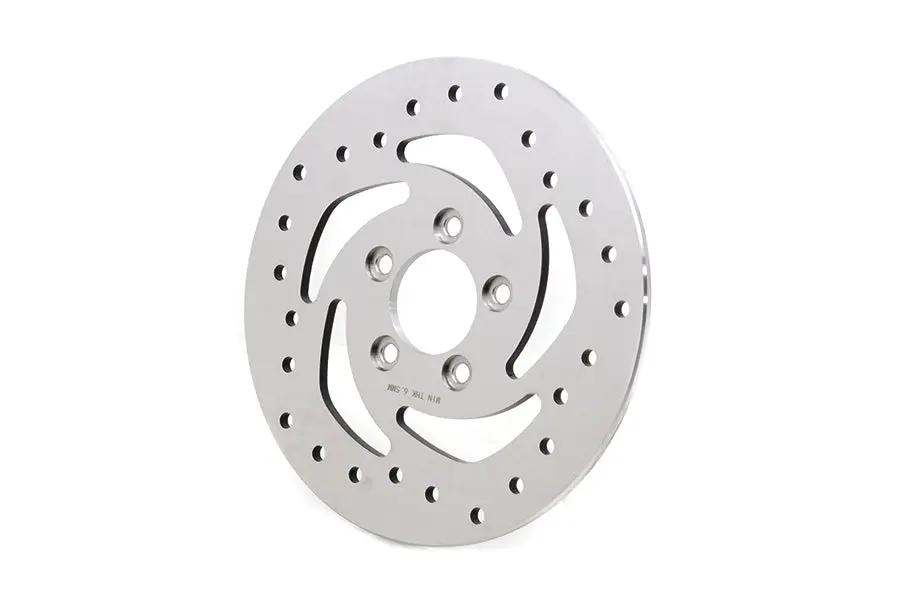 V-Twin 10-1/2 Inch Drilled Rear Brake Disc for Harley Davidson XL Models by V-Twin
