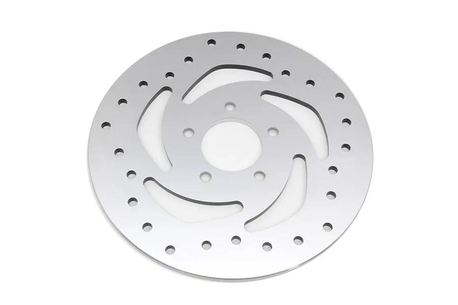 V-Twin 10-1/2 Inch Drilled Rear Brake Disc for Harley Davidson XL Models by V-Twin