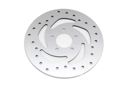 V-Twin 10-1/2 Inch Drilled Rear Brake Disc for Harley Davidson XL Models by V-Twin