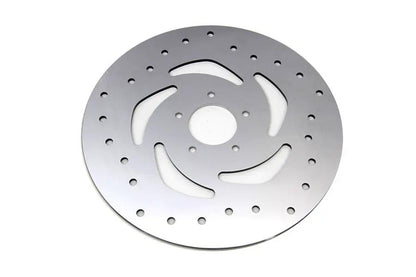 V-Twin 11.8 Inch Drilled Front Brake Disc for Harley Davidson XL Models - Part 144675 by V-Twin