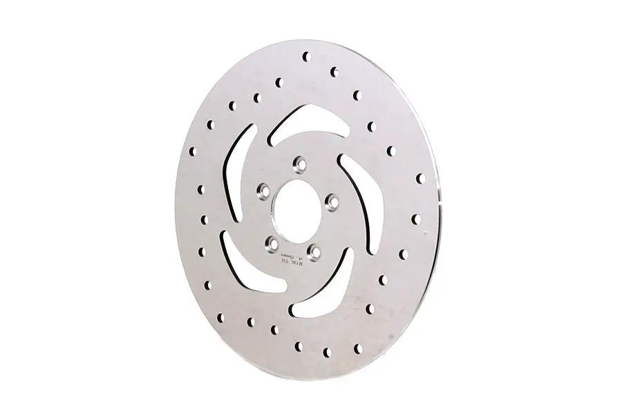 V-Twin 11.8 Inch Drilled Front Brake Disc for Harley Davidson XL Models - Part 144675 by V-Twin
