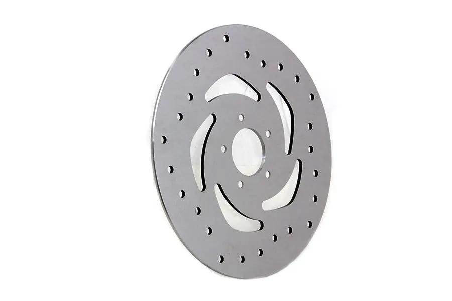 V-Twin 11.8 Inch Drilled Front Brake Disc for Harley Davidson XL Models - Part 144675 by V-Twin