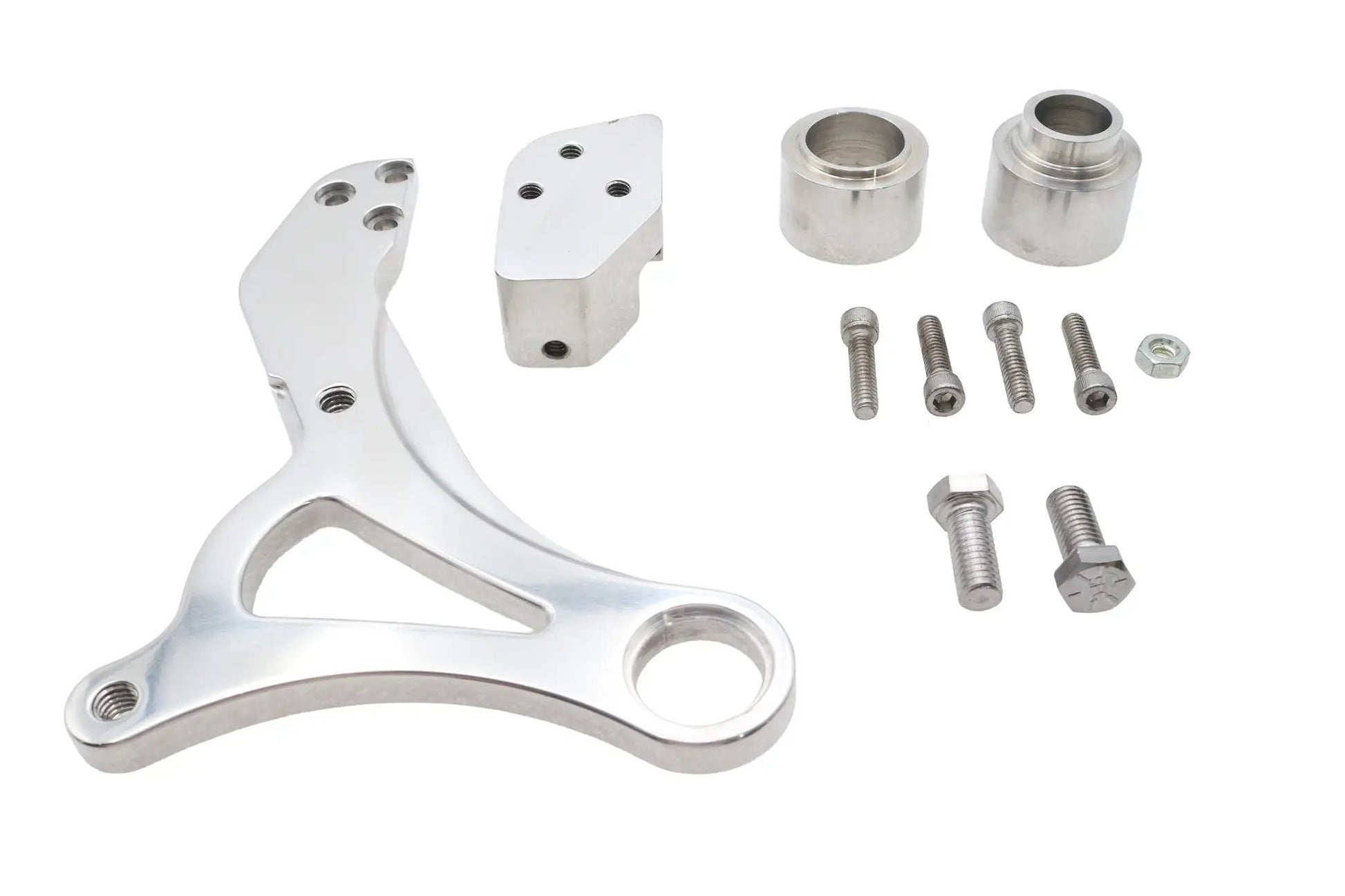 Ultima Rear Brake Caliper Bracket for Polished 4-Piston Calipers FXD 2001-2024 by Ultima
