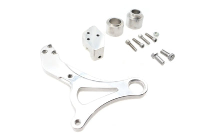 Ultima Rear Brake Caliper Bracket for Polished 4-Piston Calipers FXD 2001-2024 by Ultima