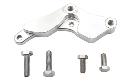 Ultima Front Caliper Bracket Left Side Polished for Harley Davidson FXST by Ultima