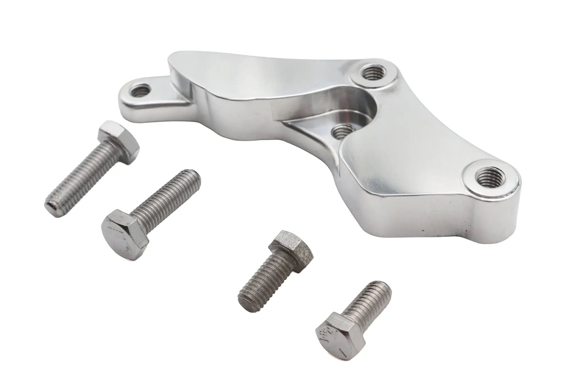 Ultima Front Caliper Bracket Left Side Polished for Harley Davidson FXST by Ultima