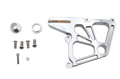 Ultima Dual Rear Caliper Bracket Chrome for Harley Davidson FXST (Part #90-828)