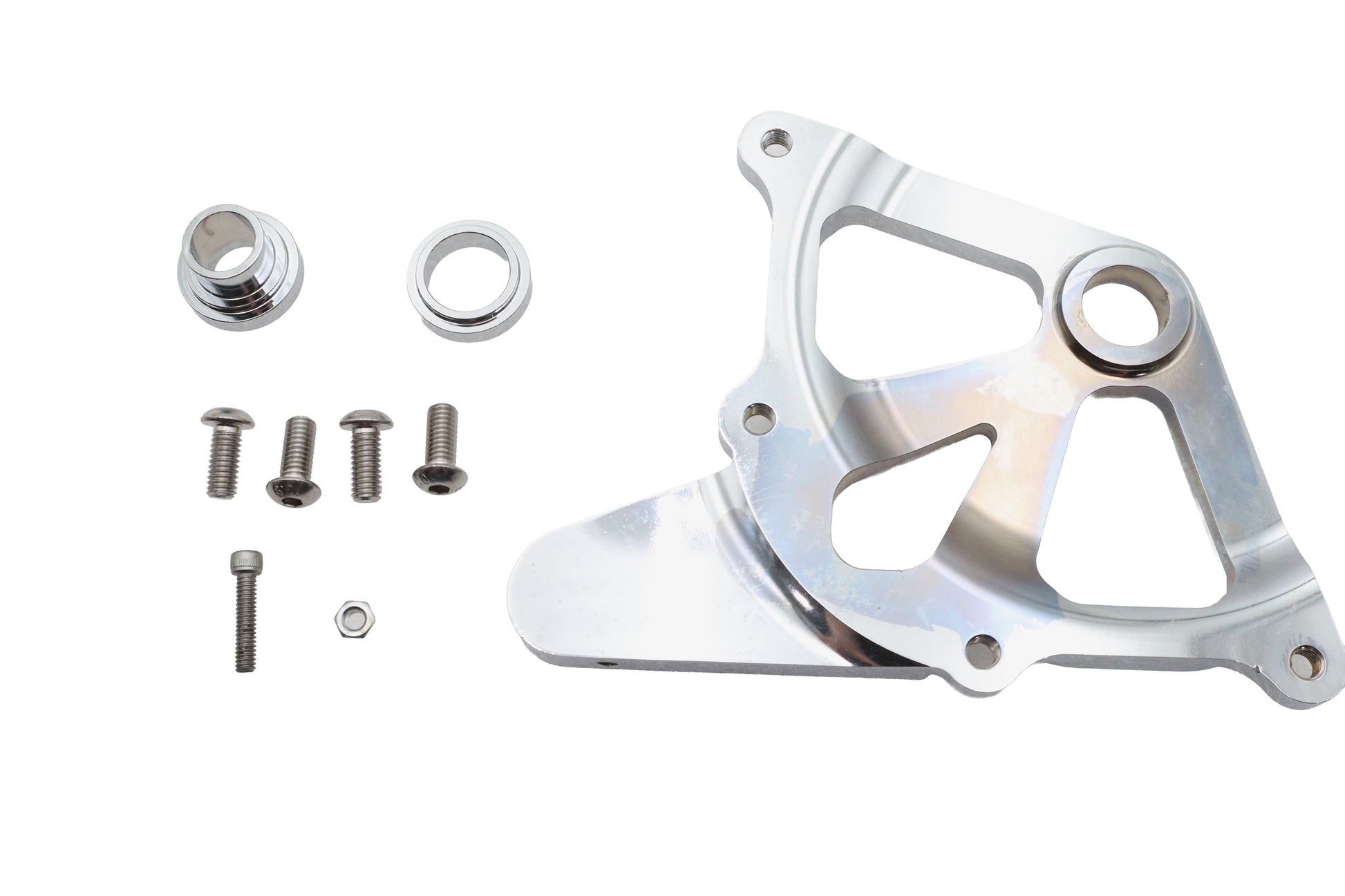 Ultima Dual Rear Caliper Bracket Chrome for Harley Davidson FXST (Part #90-828)