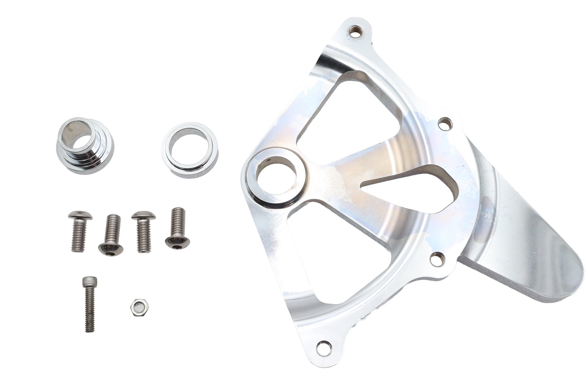 Ultima Dual Rear Caliper Bracket Chrome for Harley Davidson FXST (Part #90-828)
