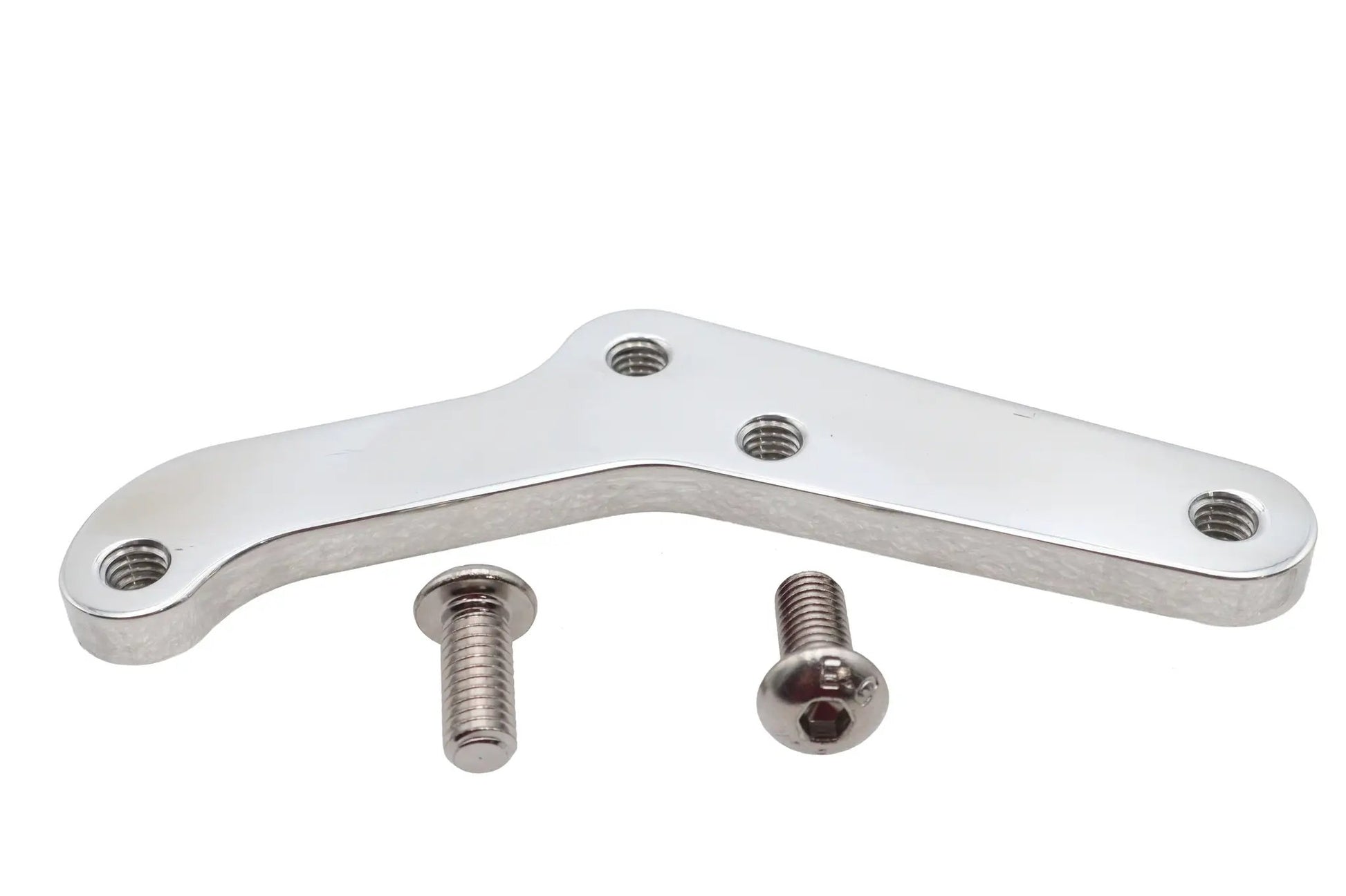 Ultima Front Brake Caliper Bracket Polished for Harley Davidson XL, FXD, FXST, FLST, FXR (Part #90-808) by Ultima
