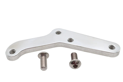 Ultima Front Brake Caliper Bracket Polished for Harley Davidson XL, FXD, FXST, FLST, FXR (Part #90-808) by Ultima