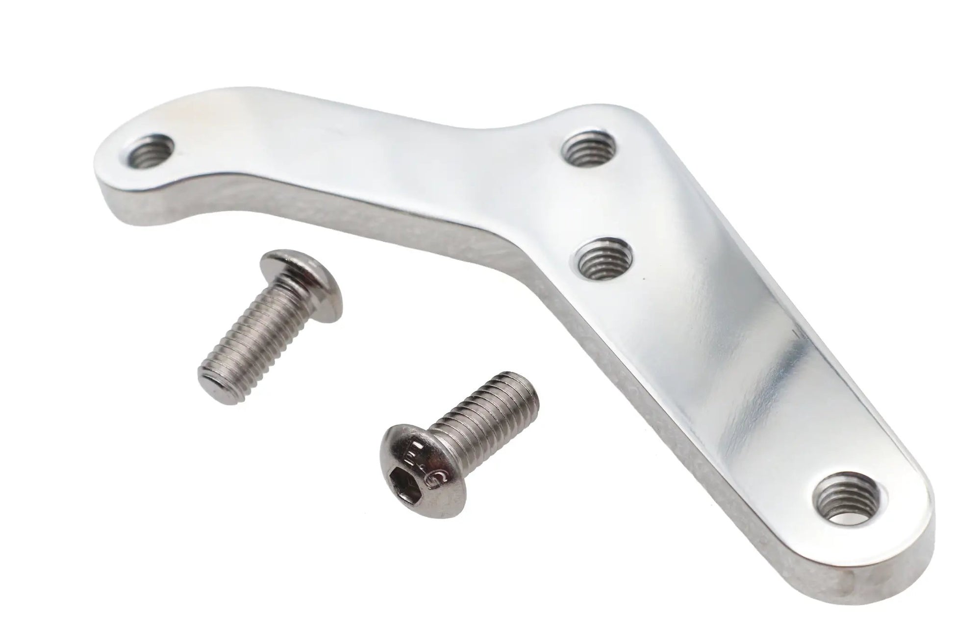 Ultima Front Brake Caliper Bracket Polished for Harley Davidson XL, FXD, FXST, FLST, FXR (Part #90-808) by Ultima