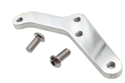Ultima Front Brake Caliper Bracket Polished for Harley Davidson XL, FXD, FXST, FLST, FXR (Part #90-808) by Ultima
