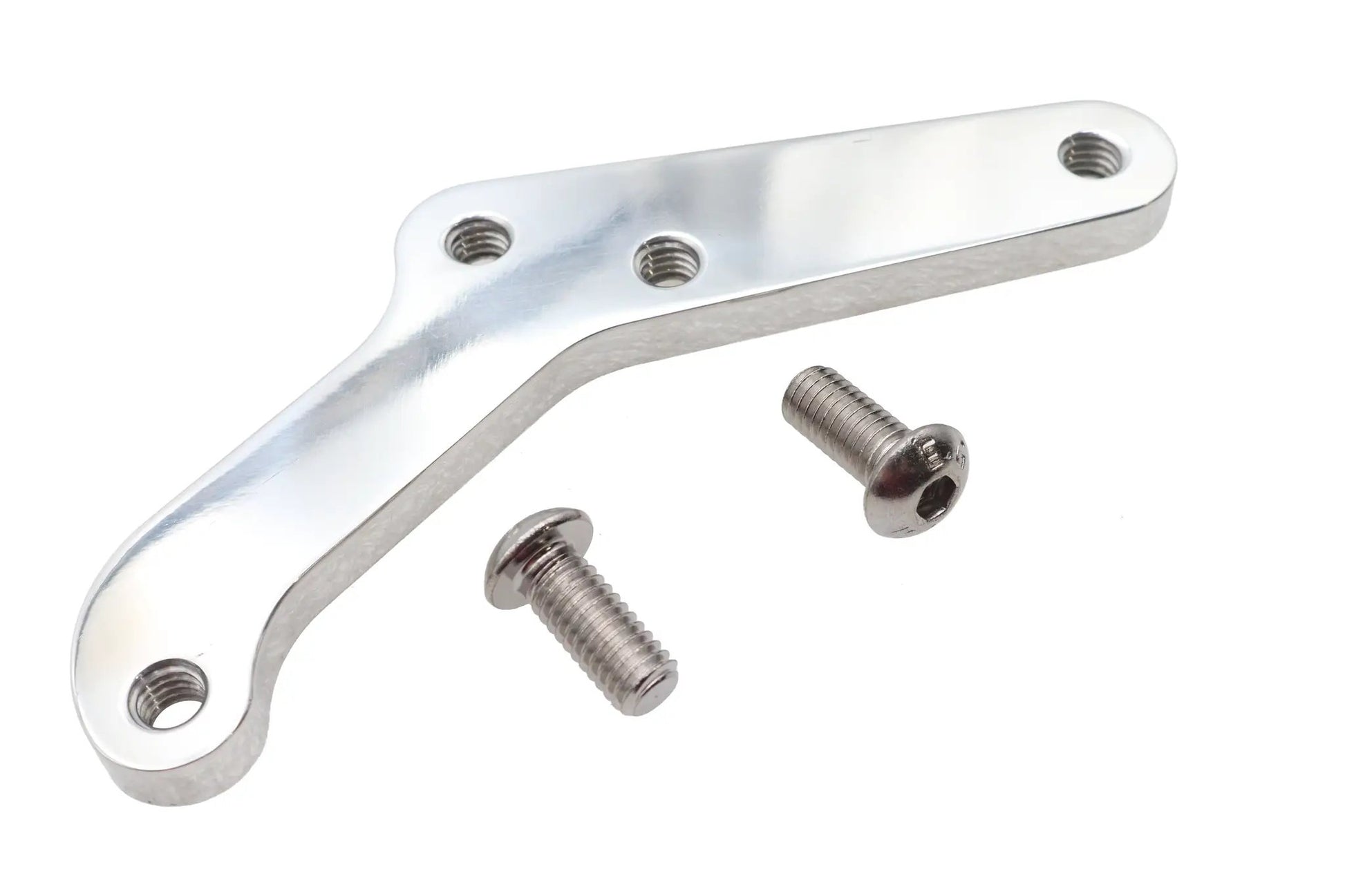 Ultima Front Brake Caliper Bracket Polished for Harley Davidson XL, FXD, FXST, FLST, FXR (Part #90-808) by Ultima