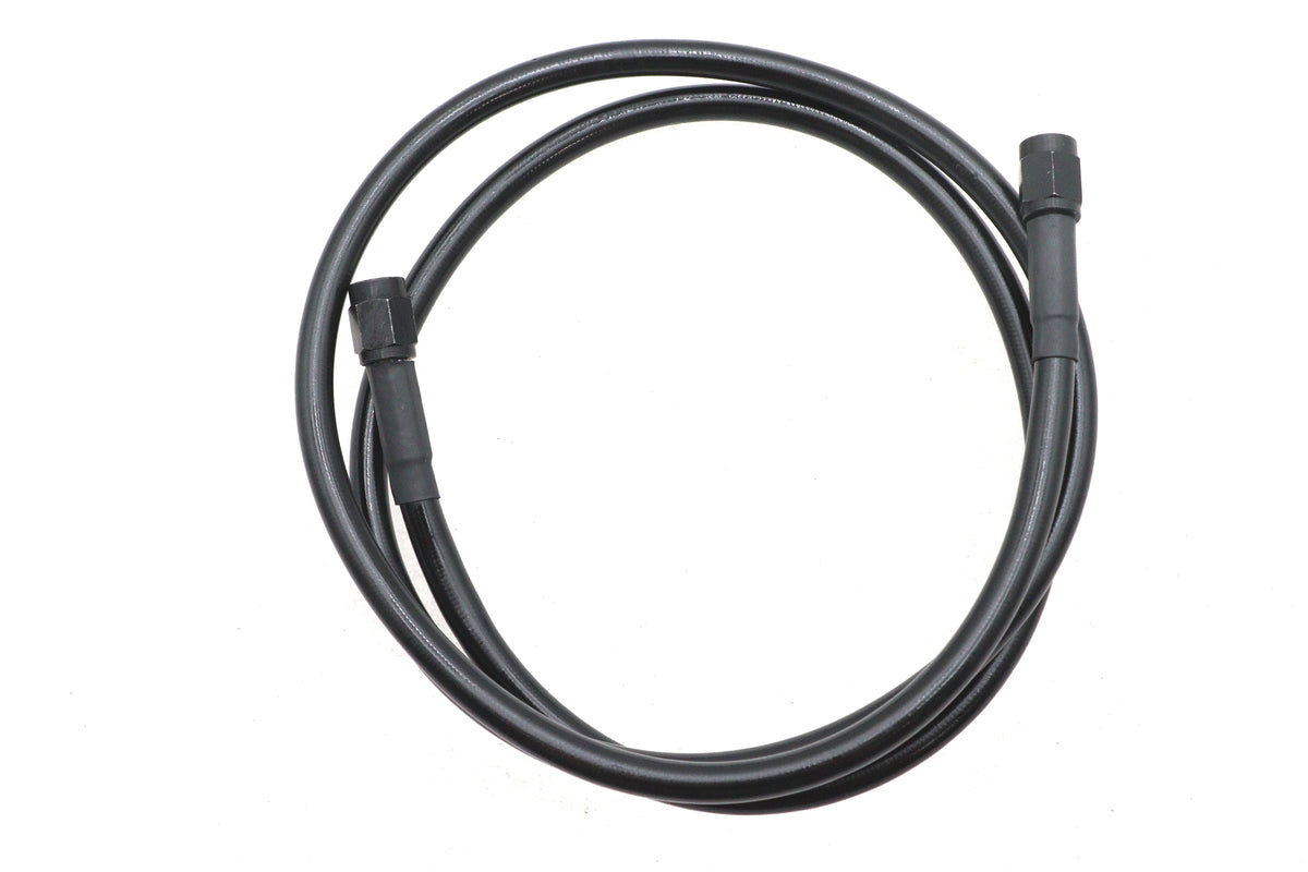 Ultima 49-122 Black Stainless Steel Brake Hose, 44 Inch
