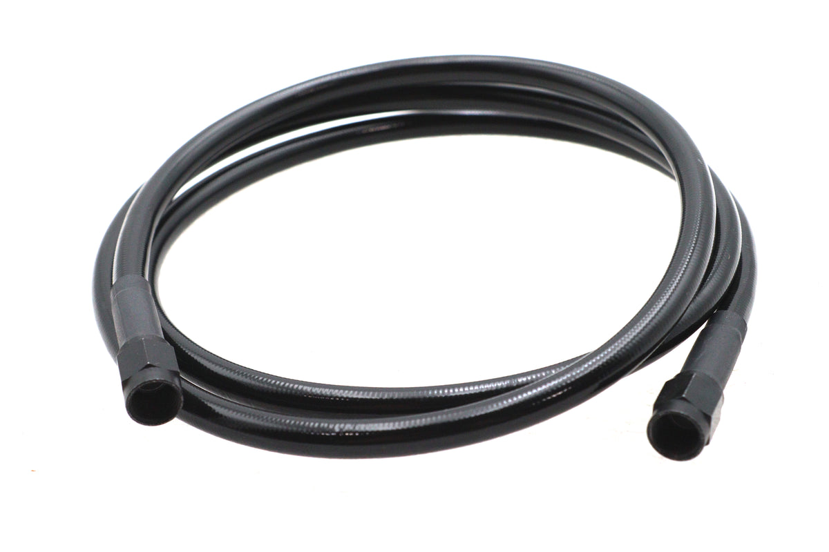 Ultima 49-123 Black Stainless Steel Brake Hose, 46 Inch