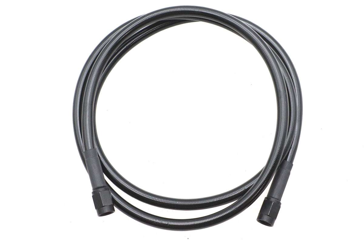 Ultima 49-123 Black Stainless Steel Brake Hose, 46 Inch