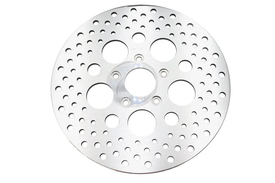 Duro 11-1/2 inch Drilled Front Brake Disc for Harley Davidson XL and FXR Models by Duro