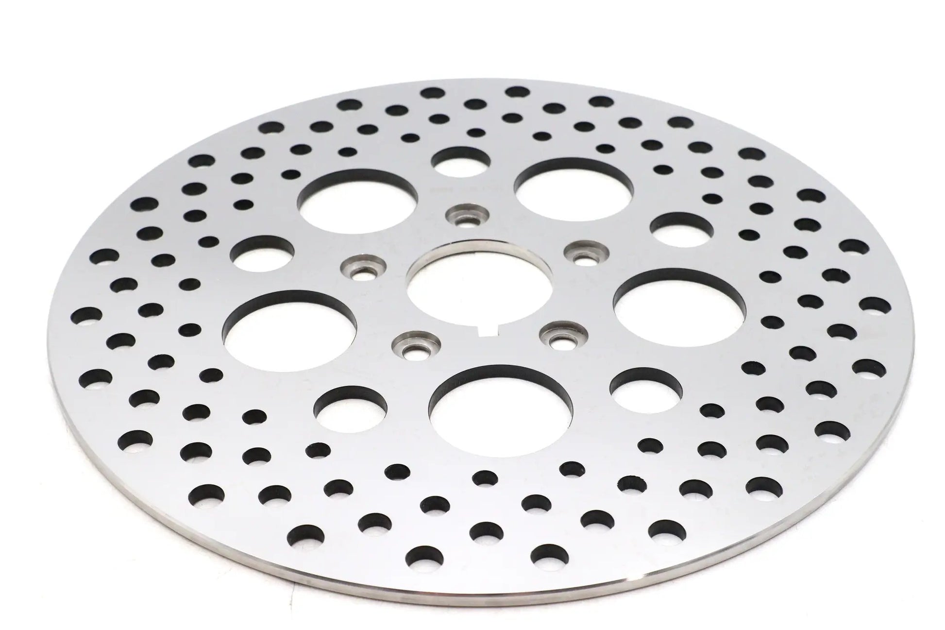 Duro 11-1/2 inch Drilled Front Brake Disc for Harley Davidson XL and FXR Models by Duro