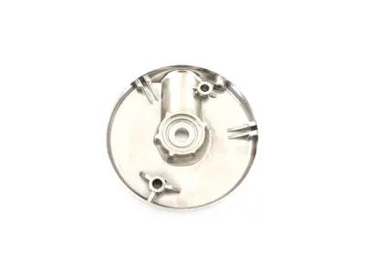 Edart Chrome Front Brake Backing Plate Right Side for Harley Davidson FL 1969-1971 by Edart