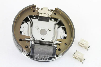 Motorshop Rear Hydraulic Brake Backing Plate Kit Chrome for Harley Davidson FL (1958-1962) by Motorshop